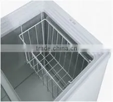 12 volt solar powered solid door display chest freezer