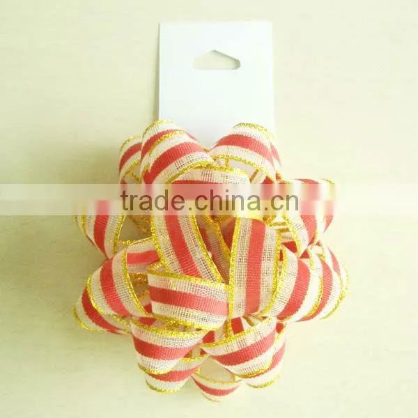 PP ribbon gift decoration packing christamas promotional star bow