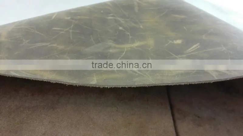 Cow split Crazy Horse Leather for gift box