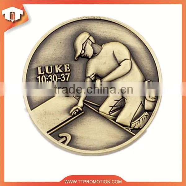 2015high quality low peice newest metal/gold coin