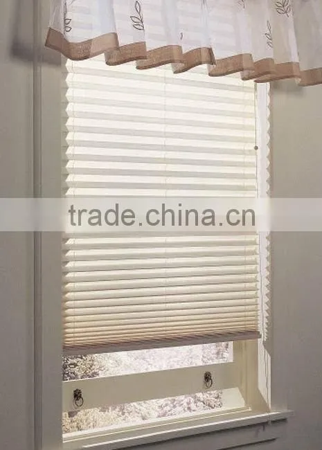 Electric blinds with pleat fabric