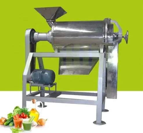 Large Capacity Single Channel Mango Fruit Pulping Machine Fruit Grinding Machine Fruit Juice Pressing Machine