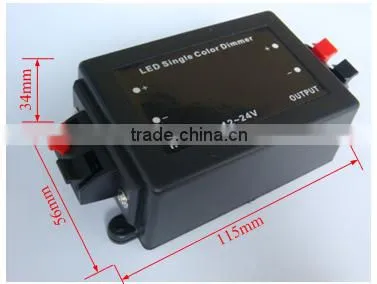 LED Light Single Color RF Dimmer Controller Control DC 12-24V 8A