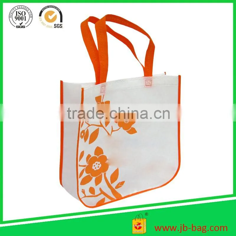 Cool Green Color Non Woven Printed Shopping Bag Promotional Non-woven Shopping Bags