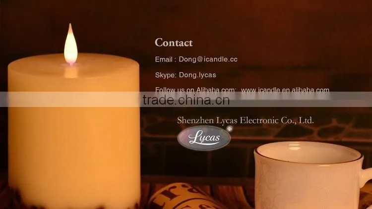 flickering led candle yellow led candle