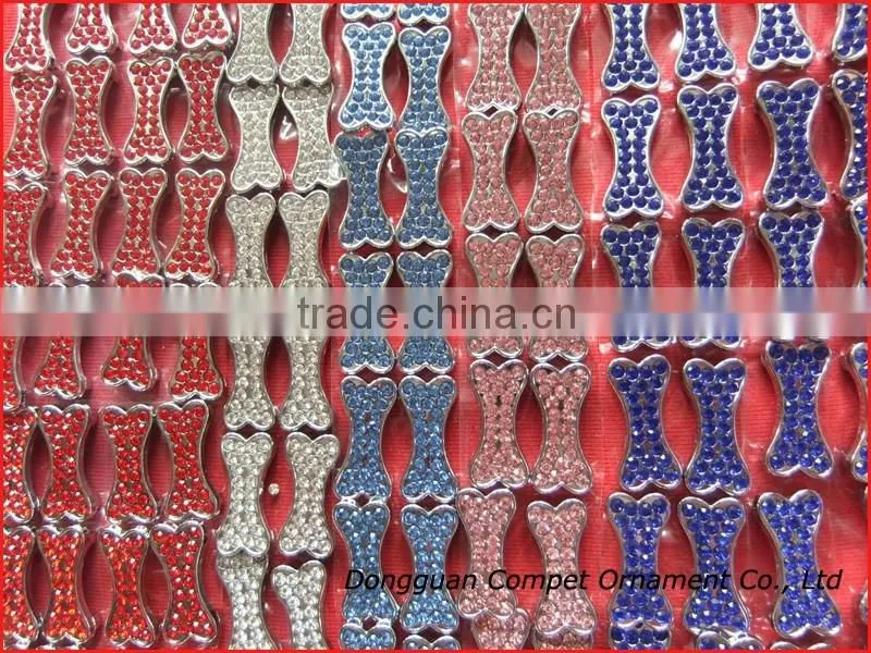 Produce 10 mm slide charm bone DIY zinc alloy accessories