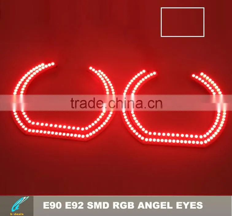 2015 new arrival F30 rgb color changing angel eyes halo rings for bmw headlights