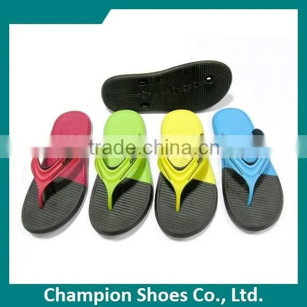 Customized brand pvc slipper pvc air blow slipper
