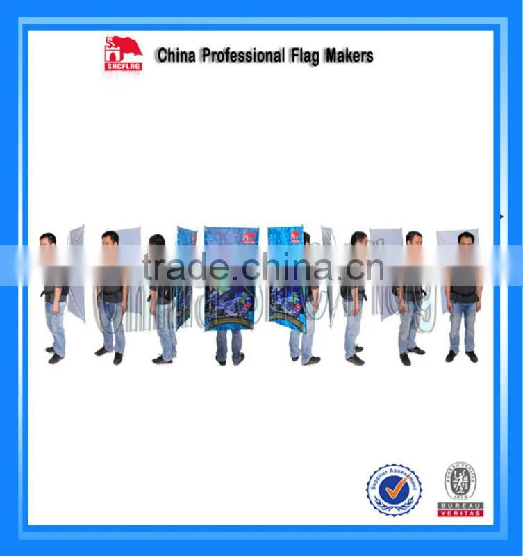Outdoor advertising backpack flag banner 2014 new product