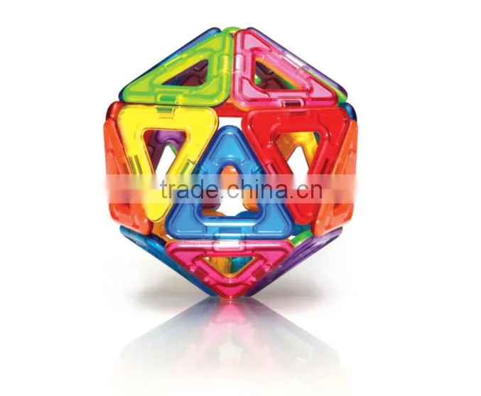 Super Magformer Compatible Triangles Building Magnetic Toy