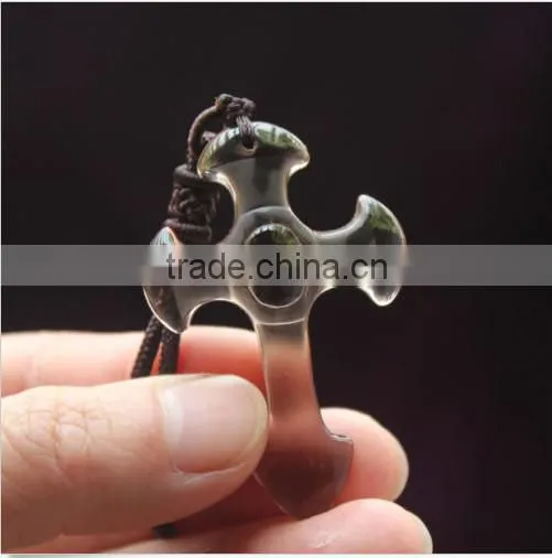 New Product Faceted Natural Clear Crystal Gemstone Cross Pendants