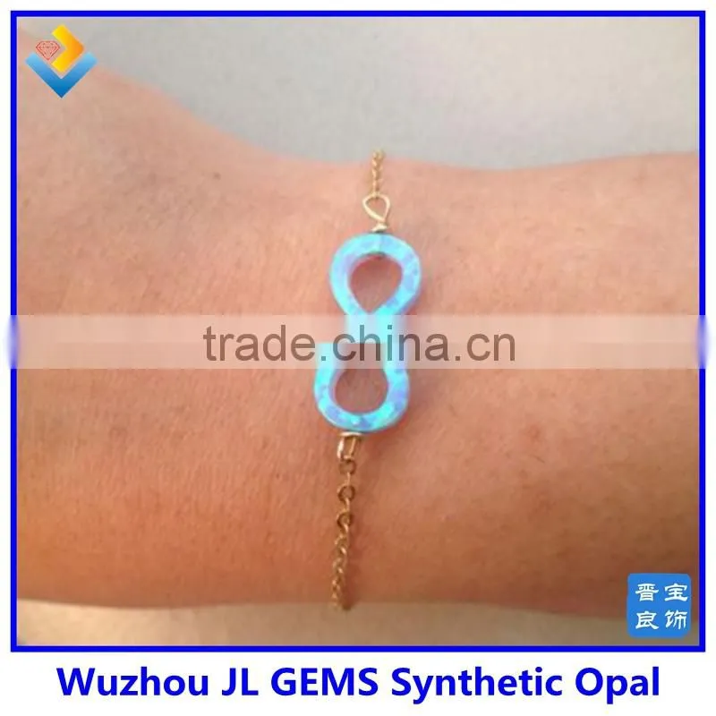925 Sterling Silver blue infinity8 charm wholesale infinity 8 opal pendant infinity 8 opal charm