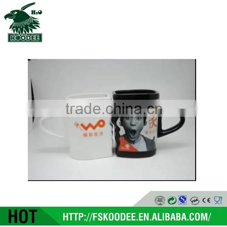 Color changing design Ceramic coffee mugs with BPA FREE