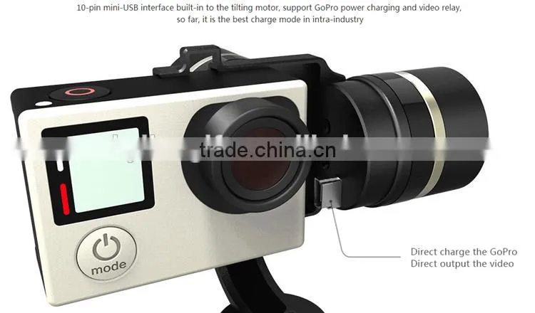 3 axis handheld gimbal For go pro 4 AEE sj4000 sj5000
