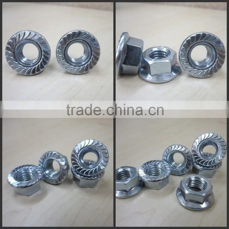 din6923 hex nuts with flange (DIN6923)