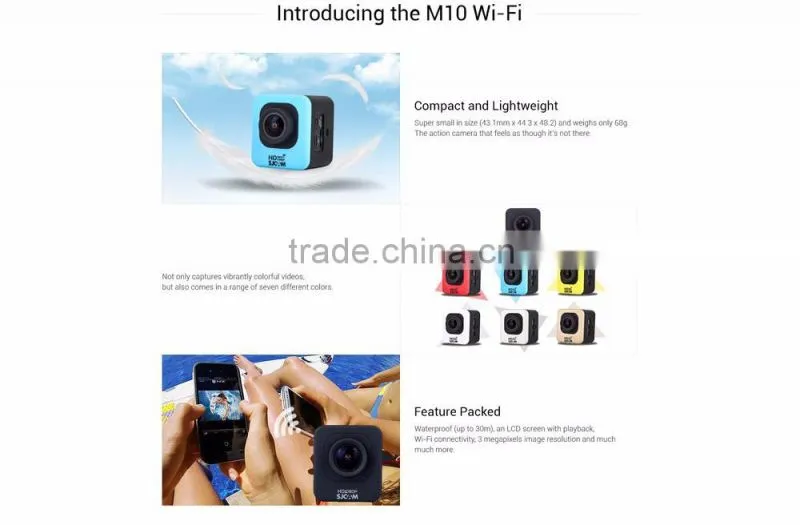 SJCAM Cube M10 wifi version HD 1080P Action Sport Camera Waterproof Camcorder under water 30M