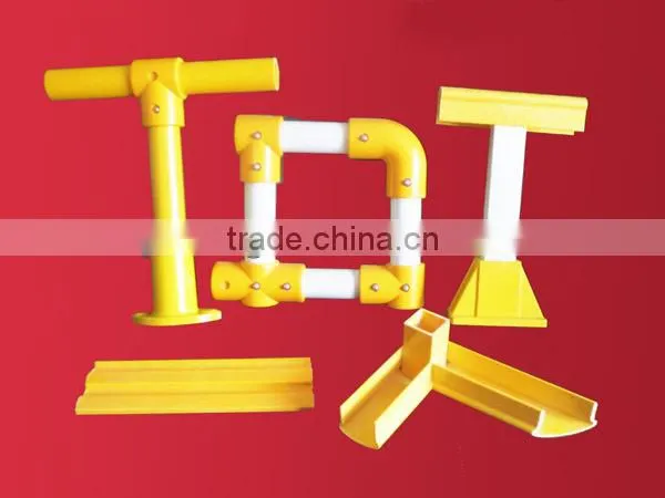 wastewater treatment plant handrails, fiberglass handrail, frp railing