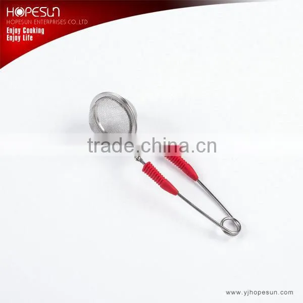 HS-TI109 stainless steel tea ball with TPR