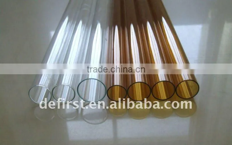 Borosilicate glass tubes - Clear or Amber