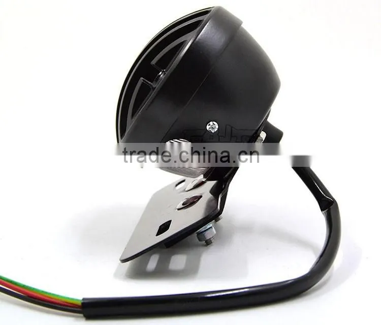 BJ-LPL-038 Metal Bracket and Aluminum Housing Sportbike Motorcycle License Plate Bracket With Tail Light