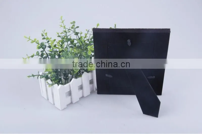 4x6" faux leather photo frame for promotional gift / wedding favor