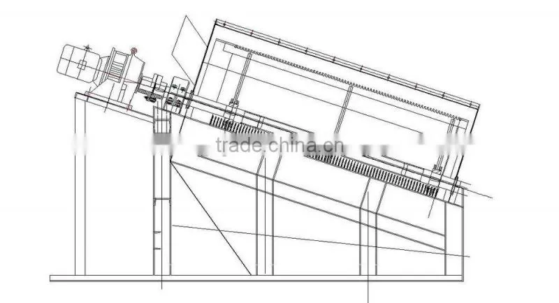 High Efficiency Low Price Vibrating Rotary Screen