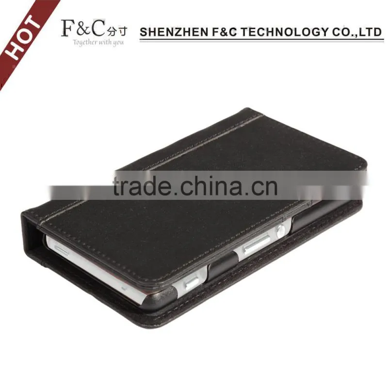 5.2 inch stand folio premium wallet case for Sony Xperia Z4 Compact phone