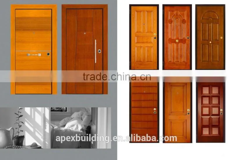 Italian steel security door steel wooden armored door