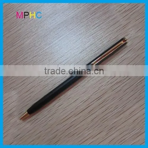 Promotional Thin Metal Cross Ballpoint Pens in twist action
