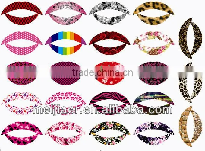 new fashion temporary lip tattoo/lip sticker
