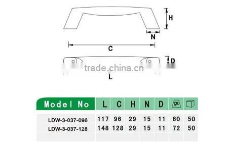 High quality zinc alloy handle