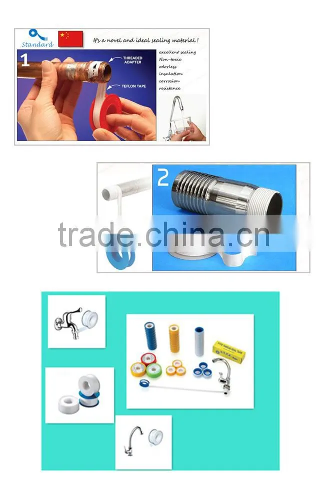thread connection sealing style PTFE thread sealing tape