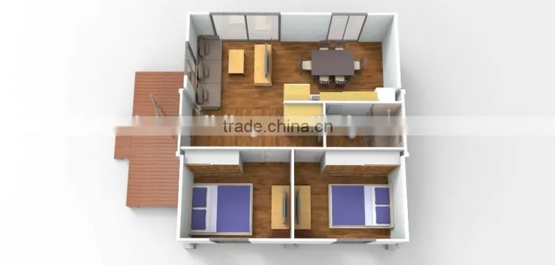 Australia standard expandable container house new design