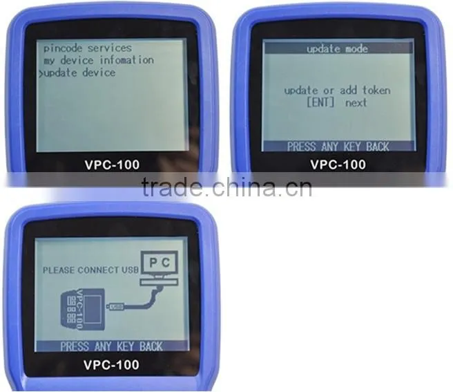 Super function auto key programmer vpc100 VPC-100 car PinCode Calculator 2016 hot sales in stock