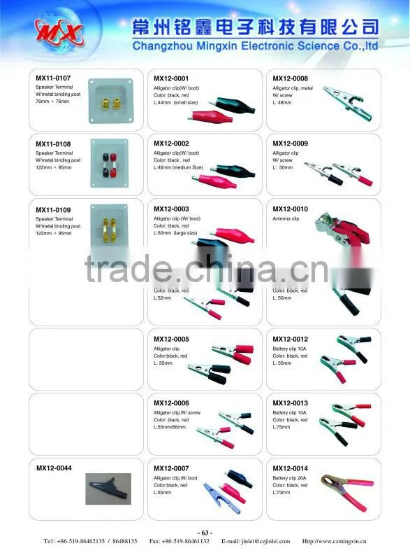 Wholesale long alligator hair clips
