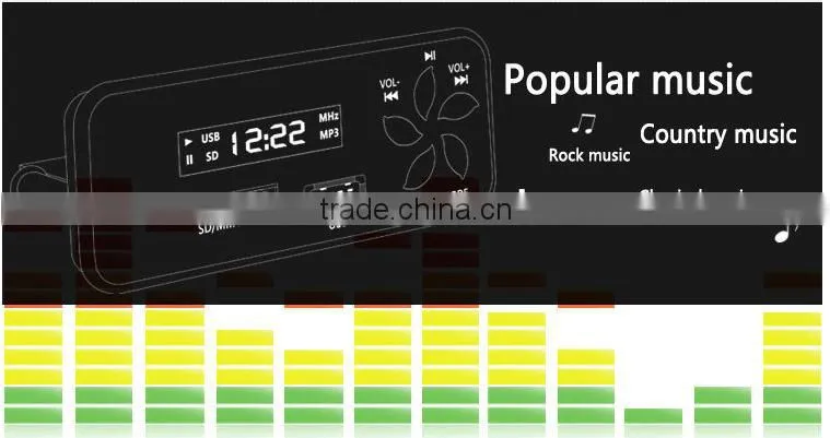 Vire pcb assemble design portable radio am fm usb sd china printed circuit board
