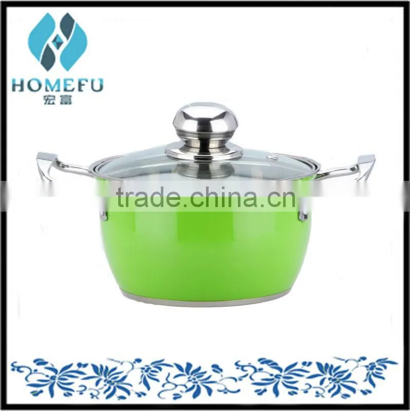 10pcs stainless steel color kitchen accessories cooking pot sets as seen on tv