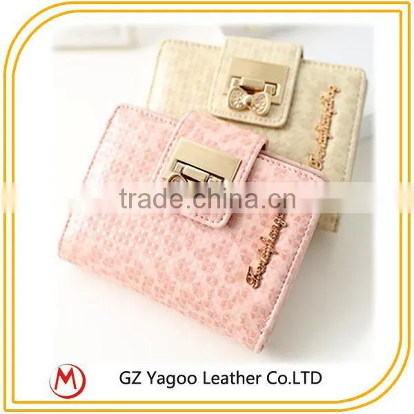 Newest fashion trendy high quality leather wallet