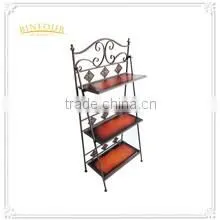 cheap iron wire storge basket metal magazine rack for office furniture