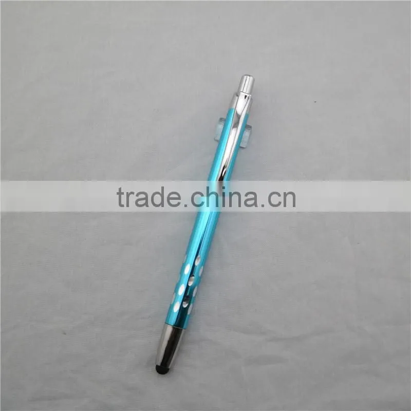 2 in 1 ball pen with stylus tip , promotional touch screen ball pen