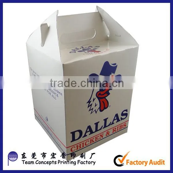 cheap fried chicken and chip take away box made in china
