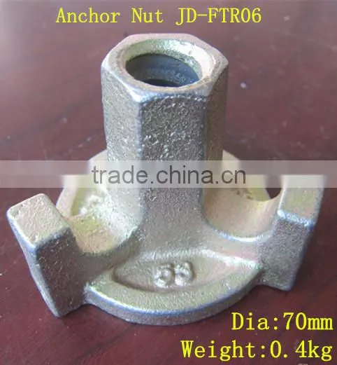 Formwork Wing nut Tie Rod Nut 70mm