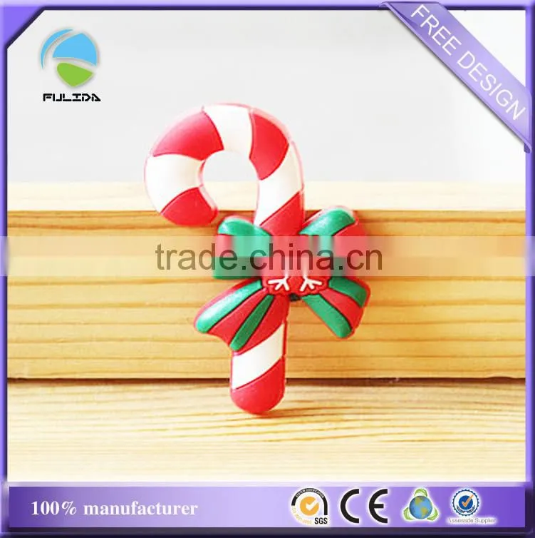 producing christmas trees soft plastic PVC souvenir magnet