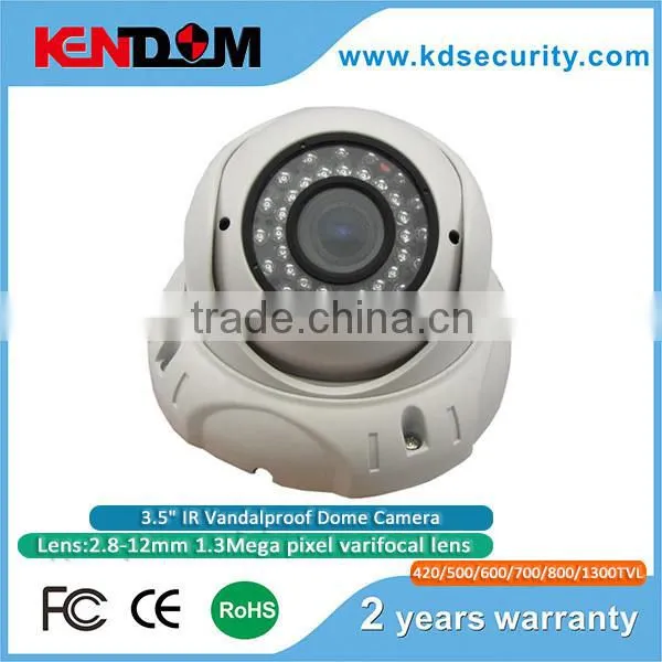 Kendom IP65 CCTV Camera 600/700/700WDR/800/1300TVL CCD camera analog cctv dome camera