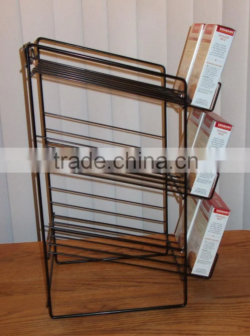 Free Standing Snack Food Retail Shop Design Metal Rack