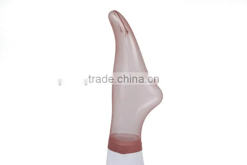 2015 new design transparent socks for women custom socks manufacturer 4266
