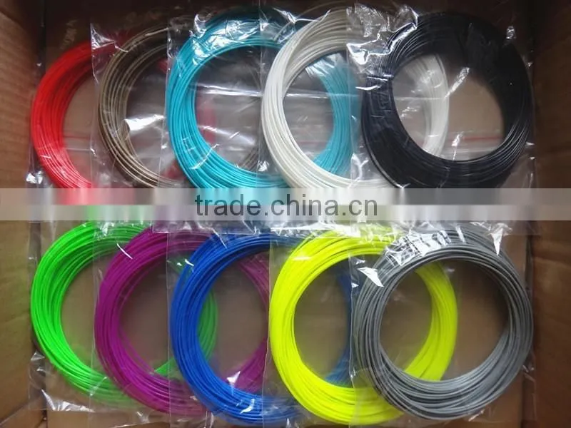 ABS Filament 1.75mm multi Colors Sample for 3D Printer & 3D Printing Pen MakerBot/RepRap/UP/Mendel
