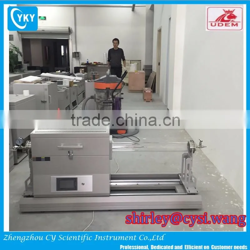 1200C sliding solar RTP tube furnace for graphene in lab ALD & PECVD Combination Tube Furnace System