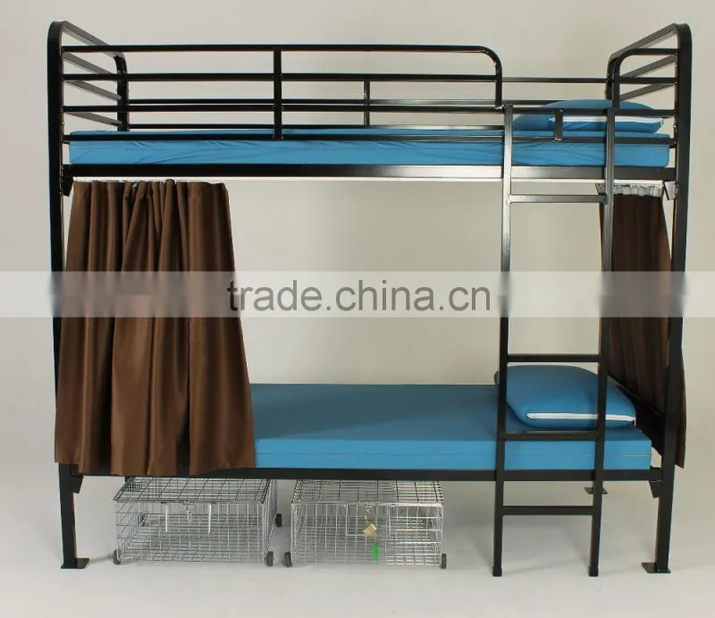 steel keel bar mattress base milltary metal bed frame/ military metal bunk beds