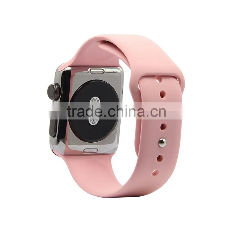 Silicone Band For Apple Watch 42mm/38mm silicone band With Connector Adapter